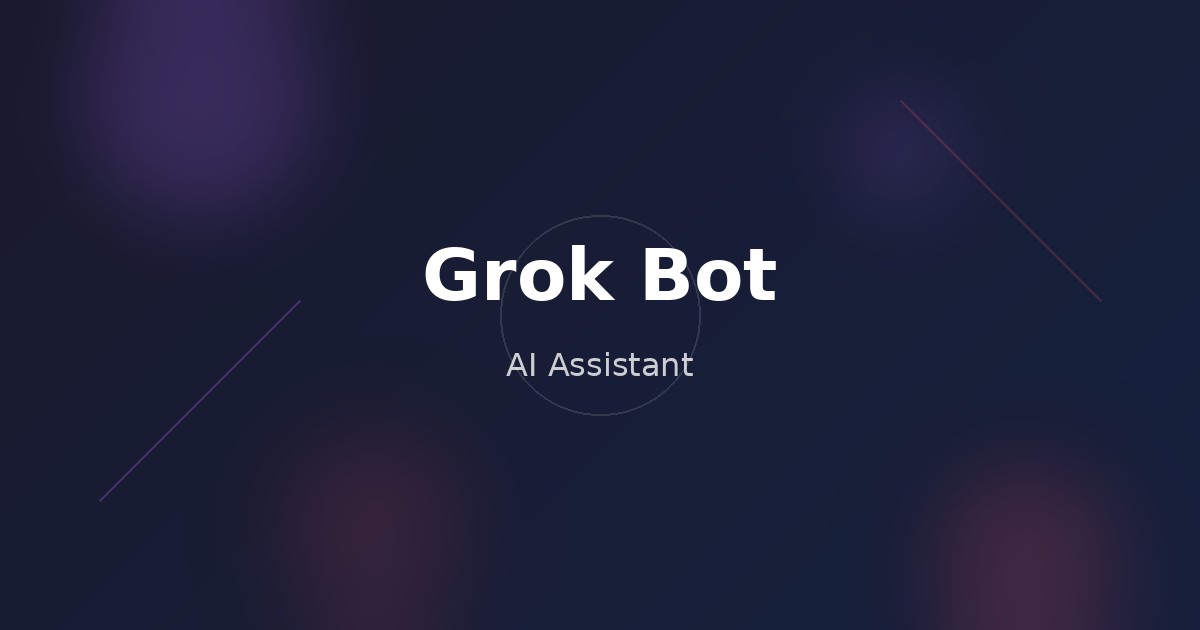 גרוק בוט (Grok Bot): עוזרת AI שעובדת בשבילך